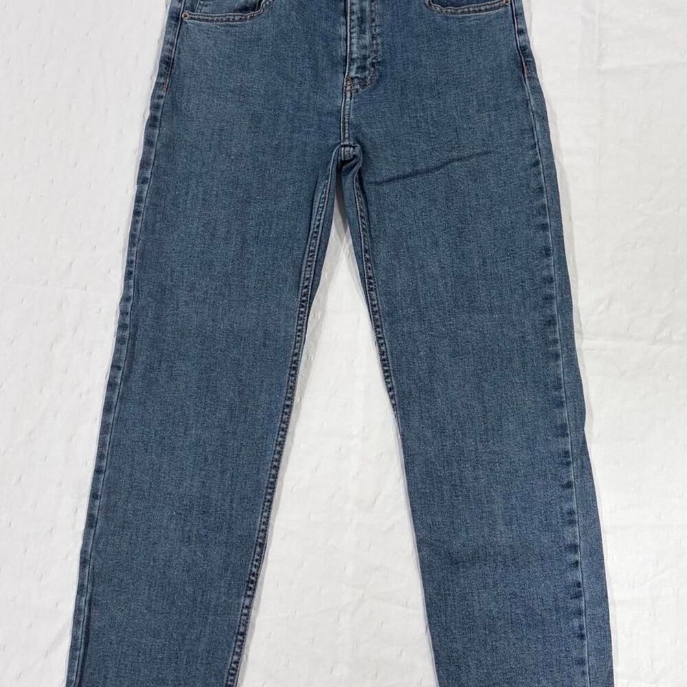 Bershka Women's Blue and Navy Jeans